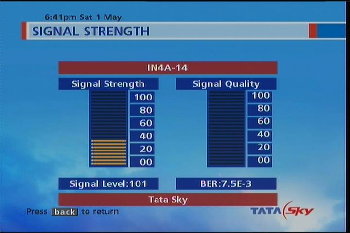 Tata sky sales signal qr code